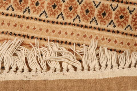 Bokhara Beige Runner Hand Knotted 28 X 1110  Area Rug 100-23600 Image 7