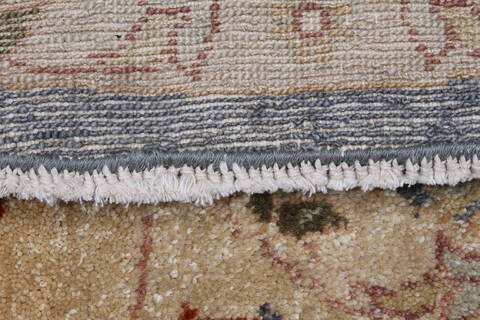 Chobi Grey Round Hand Knotted 60 X 60  Area Rug 250-23606 Image 1