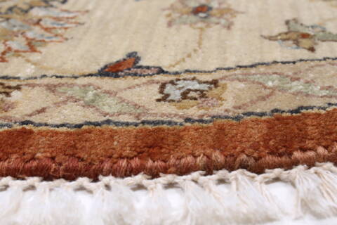 Pishavar Brown Round Hand Knotted 511 X 511  Area Rug 250-23613 Image 6