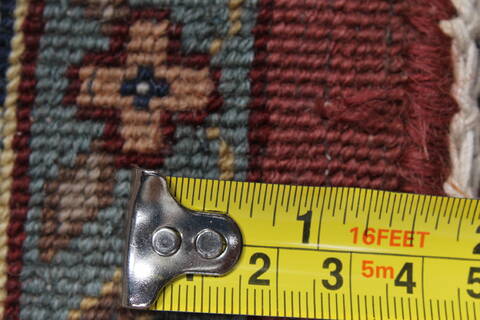Sarouk Red Octagon Hand Knotted 62 X 62  Area Rug 250-23624 Image 11