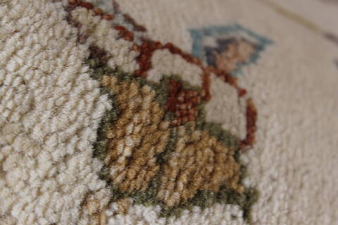Ziegler Brown Round Hand Knotted 62 X 62  Area Rug 250-23627 Image 7