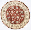 Ziegler Brown Round Hand Knotted 62 X 62  Area Rug 250-23627 Thumb 0