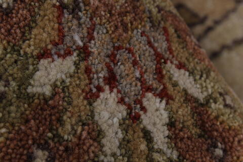 Ziegler Brown Round Hand Knotted 511 X 60  Area Rug 250-23637 Image 7