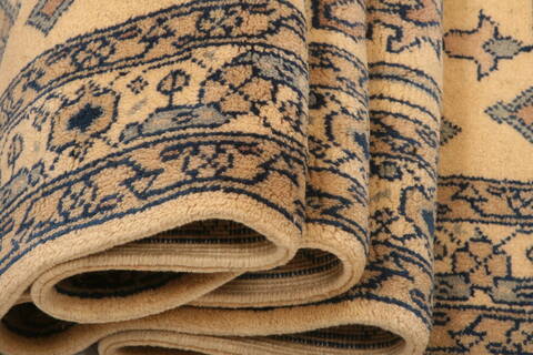 Sino-Persian Beige Runner Hand Knotted 24 X 100  Area Rug 100-23647 Image 3