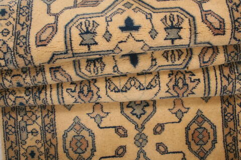 Sino-Persian Beige Runner Hand Knotted 24 X 100  Area Rug 100-23647 Image 5