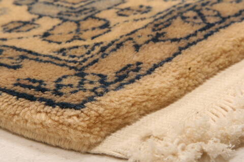Sino-Persian Beige Runner Hand Knotted 24 X 100  Area Rug 100-23647 Image 9
