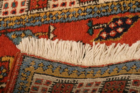 Ardebil Orange Runner Hand Knotted 24 X 123  Area Rug 100-23664 Image 2