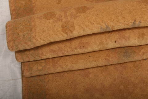 Oushak Brown Runner Hand Knotted 26 X 159  Area Rug 100-23666 Image 6