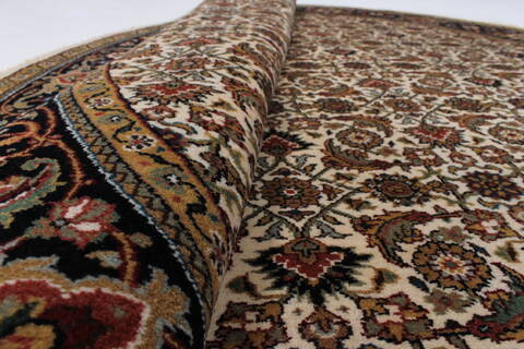 Herati Beige Round Hand Knotted 60 X 60  Area Rug 250-23670 Image 10