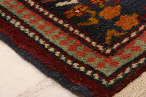 Kazak Brown Runner Hand Knotted 26 X 109  Area Rug 100-23682 Image 1