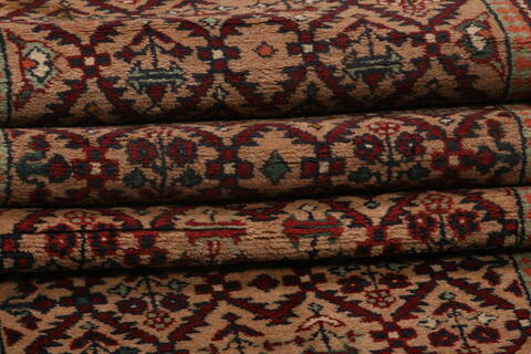 Kazak Brown Runner Hand Knotted 26 X 109  Area Rug 100-23682 Image 7