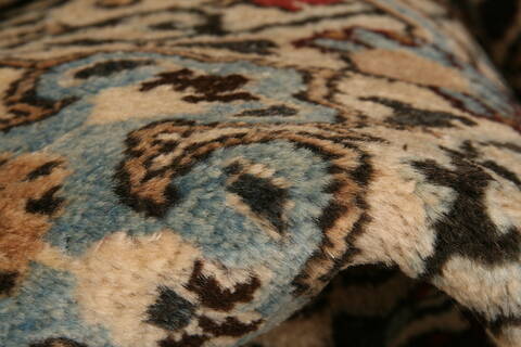 Birjand Beige Hand Knotted 100 X 134  Area Rug 100-23687 Image 1
