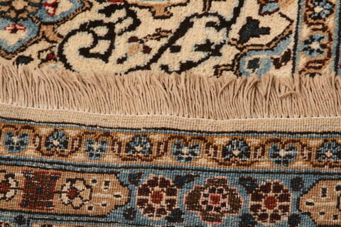Birjand Beige Hand Knotted 100 X 134  Area Rug 100-23687 Image 9