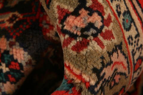 Bidjar Red Hand Knotted 99 X 130  Area Rug 100-23688 Image 7