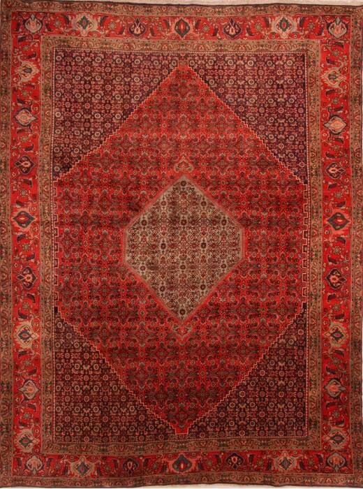 Bidjar Red Hand Knotted 99 X 130  Area Rug 100-23688 Image 0
