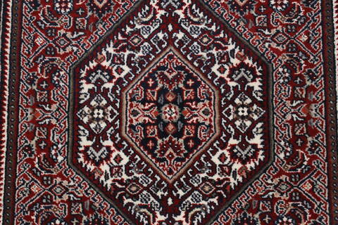Bidjar Red Runner Hand Knotted 28 X 910  Area Rug 250-23715 Image 4