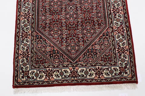 Bidjar Red Runner Hand Knotted 28 X 910  Area Rug 250-23715 Image 5