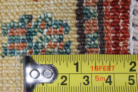 Kazak Brown Runner Hand Knotted 28 X 91  Area Rug 250-23718 Image 2