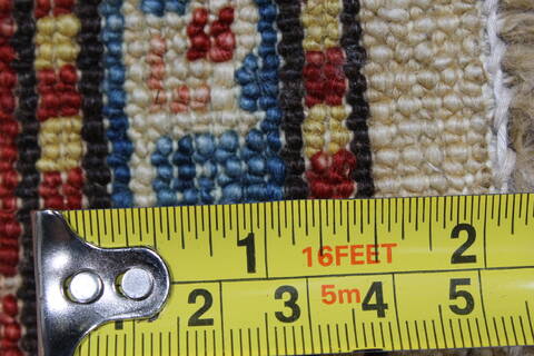 Kazak Yellow Runner Hand Knotted 29 X 98  Area Rug 250-23721 Image 11