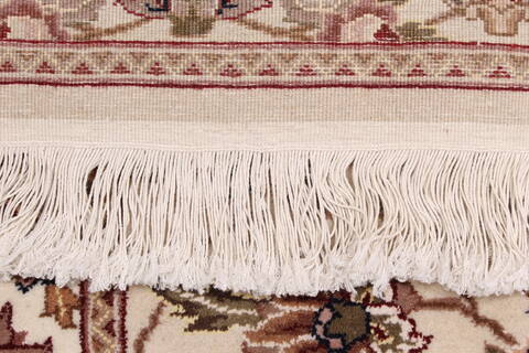 Sanandaj Beige Runner Hand Knotted 26 X 100  Area Rug 250-23732 Image 1