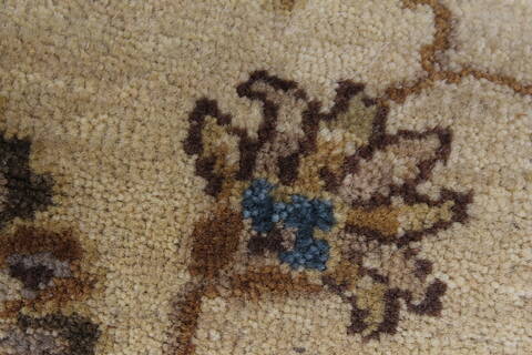 Semnan Beige Runner Hand Knotted 26 X 910  Area Rug 250-23734 Image 12