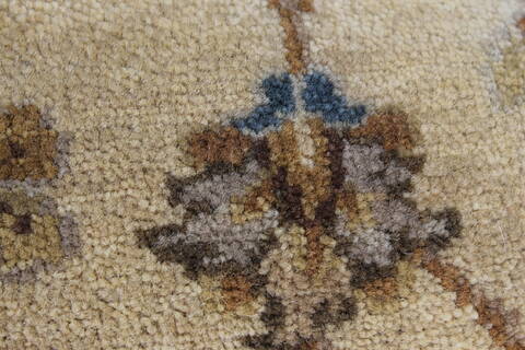 Semnan Beige Runner Hand Knotted 26 X 910  Area Rug 250-23734 Image 13