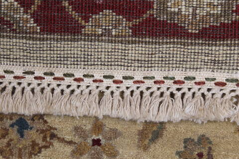 Semnan Beige Runner Hand Knotted 26 X 910  Area Rug 250-23734 Image 3