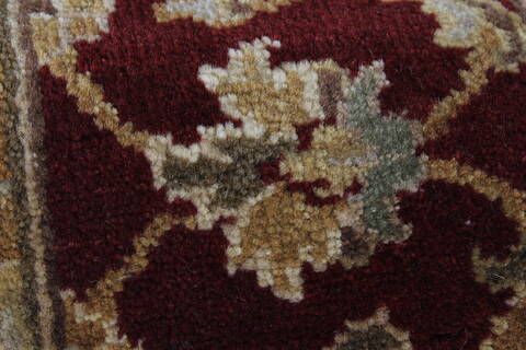 Semnan Beige Runner Hand Knotted 26 X 910  Area Rug 250-23734 Image 9