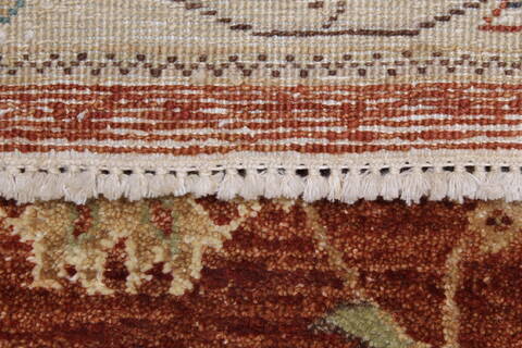Ziegler Brown Runner Hand Knotted 26 X 910  Area Rug 250-23738 Image 1