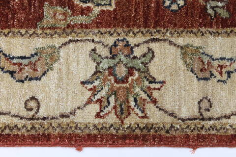 Ziegler Brown Runner Hand Knotted 26 X 910  Area Rug 250-23738 Image 3