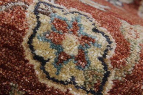 Ziegler Brown Runner Hand Knotted 26 X 910  Area Rug 250-23738 Image 8