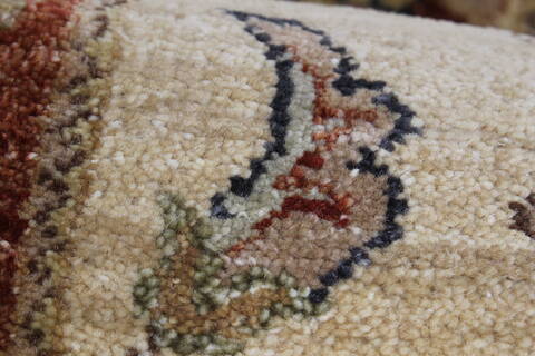 Ziegler Brown Runner Hand Knotted 26 X 910  Area Rug 250-23738 Image 9