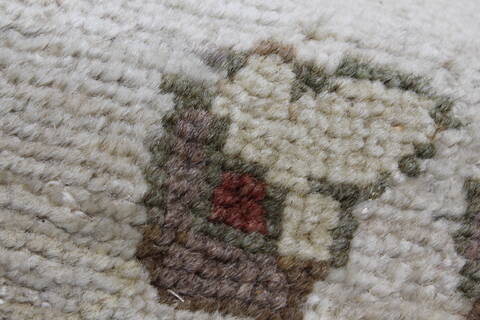 Pishavar Beige Runner Hand Knotted 29 X 911  Area Rug 250-23746 Image 10