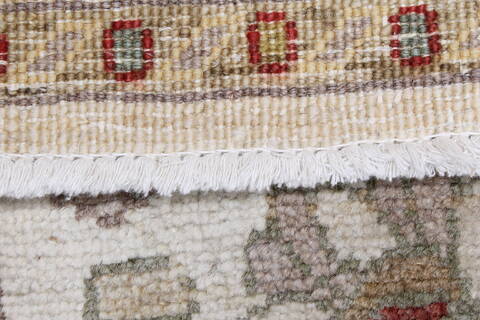 Pishavar Beige Runner Hand Knotted 29 X 911  Area Rug 250-23746 Image 1