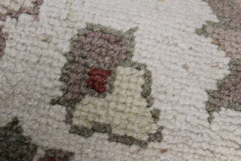 Pishavar Beige Runner Hand Knotted 29 X 911  Area Rug 250-23746 Image 7