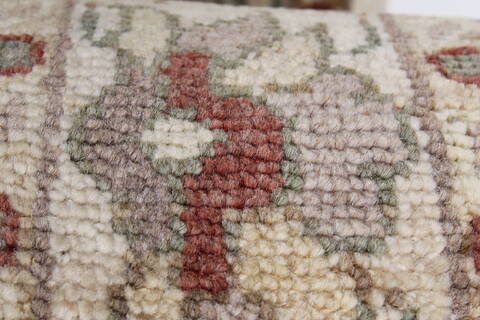 Pishavar Beige Runner Hand Knotted 29 X 911  Area Rug 250-23746 Image 9