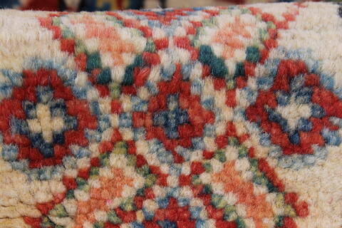 Kazak Red Runner Hand Knotted 210 X 93  Area Rug 250-23748 Image 8