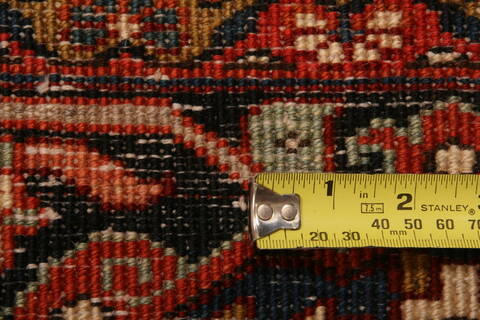 Heriz Beige Hand Knotted 95 X 130  Area Rug 100-23765 Image 1