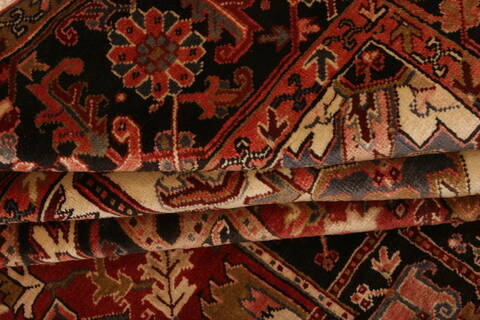 Heriz Red Hand Knotted 910 X 129  Area Rug 100-23768 Image 6