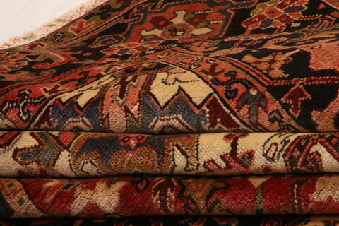 Heriz Red Hand Knotted 910 X 129  Area Rug 100-23768 Image 7
