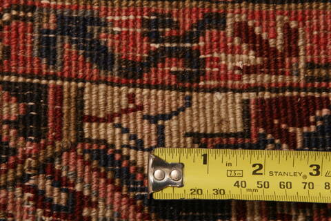 Heriz Red Hand Knotted 910 X 129  Area Rug 100-23768 Image 8