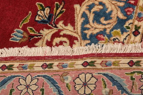 Kerman Red Hand Knotted 910 X 131  Area Rug 100-23779 Image 10