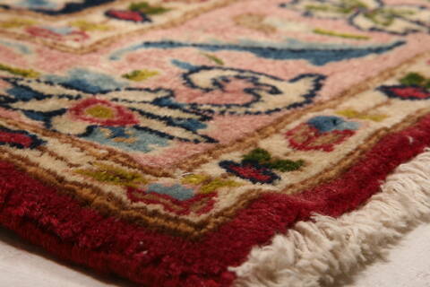 Kerman Red Hand Knotted 910 X 131  Area Rug 100-23779 Image 11