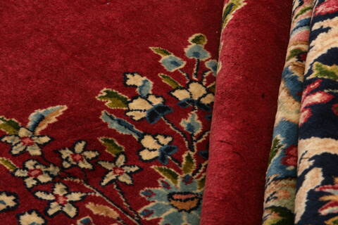 Kerman Red Hand Knotted 910 X 131  Area Rug 100-23779 Image 5