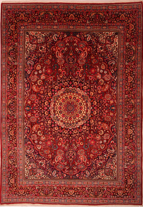 Birjand Red Hand Knotted 96 X 139  Area Rug 100-23788 Image 0