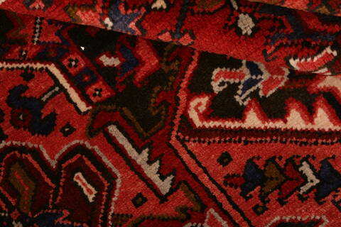 Heriz Red Hand Knotted 103 X 134  Area Rug 100-23790 Image 3