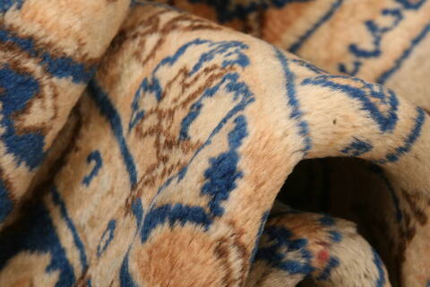 Kerman Brown Hand Knotted 99 X 141  Area Rug 100-23792 Image 1