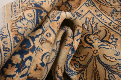 Kerman Brown Hand Knotted 99 X 141  Area Rug 100-23792 Image 2