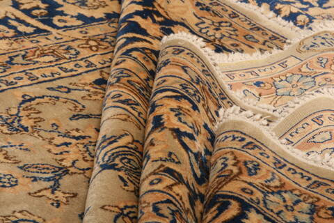 Kerman Brown Hand Knotted 99 X 141  Area Rug 100-23792 Image 3