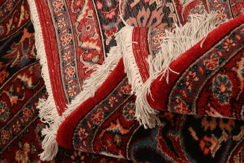 Bidjar Red Hand Knotted 102 X 137  Area Rug 100-23793 Image 5
